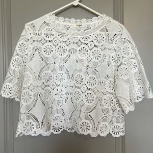 Umgee NWT Victoria Lace Crop Top